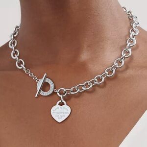 Tiffany Heart Tag Toggle necklace